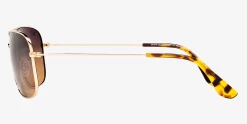 FlightSunglasses Maui Jim Cook Pines 774 Sunglasses- Gold With Polarized HCL Bronze Lens Classic Aviators
