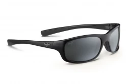 FlightSunglasses Sport Maui Jim Kipahulu 279 Sunglasses- Gloss Black With Polarized Neutral Grey Lens