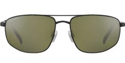 FlightSunglasses Serengeti Modugno 8407 Satin Black, Polarized, 555nm, Photochromic Lenses Pilot & Driver