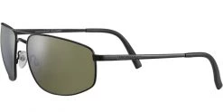 FlightSunglasses Serengeti Modugno 8407 Satin Black, Polarized, 555nm, Photochromic Lenses Pilot & Driver