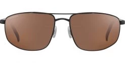 FlightSunglasses Serengeti Modugno 8406 Satin Black, Polarized Drivers, Photochromic Lenses Pilot & Driver