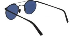 FlightSunglasses Randolph P3 Shadow Sunglasses PB010- Matte Black, Blue Sky Flash Mirror Lenses