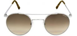 FlightSunglasses Randolph P3 Shadow Sunglasses PB005- Bright Chrome, Tan Gradient Lenses Pilot & Driver