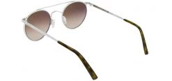 FlightSunglasses Randolph P3 Shadow Sunglasses PB005- Bright Chrome, Tan Gradient Lenses Pilot & Driver