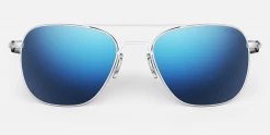 FlightSunglasses Randolph Aviator Sunglasses -Atlantic Blue Lenses Pilot & Driver