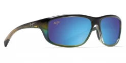 FlightSunglasses Sport Maui Jim Spartan Reef 278 Sunglasses- Mahi Mahi, Marlin, Matt Tortoise, Gloss Black