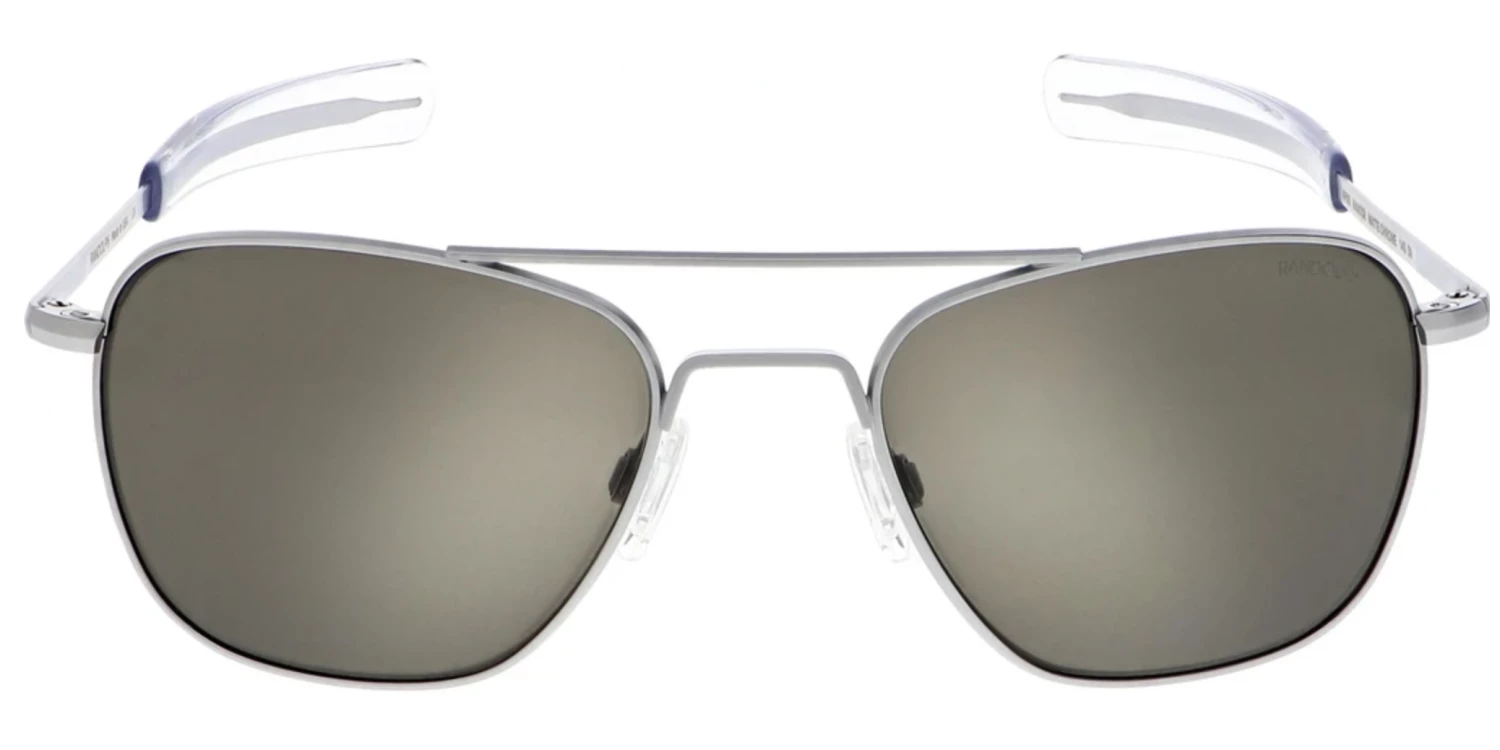 FlightSunglasses Pilot & Driver Randolph Aviator Sunglasses<span> -Matte Chrome </span> 3 FlightSunglasses Pilot & Driver Randolph Aviator Sunglasses -Matte Chrome