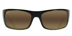 FlightSunglasses Sport Maui Jim Peahi 202 Sunglasses- Mahi Mahi With Polarized Blue Hawaii, Maui HT, HCL Bronze, Grey Lens
