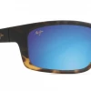 FlightSunglasses Maui Jim Kanaio Coast 766 Sunglasses<span> -Customized Matte Tortoise With Blue Hawaii Lens</span> Sport 2 FlightSunglasses Maui Jim Kanaio Coast 766 Sunglasses -Customized Matte Tortoise With Blue Hawaii Lens Sport