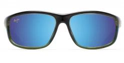 FlightSunglasses Sport Maui Jim Spartan Reef 278 Sunglasses- Mahi Mahi, Marlin, Matt Tortoise, Gloss Black