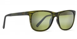 FlightSunglasses Maui Jim Tail Slide 740 Sunglasses- Matte Green Stripe With HT Or Custom Color Lens