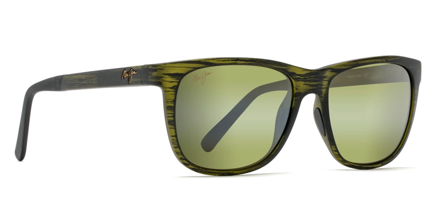 FlightSunglasses Maui Jim Tail Slide 740 Sunglasses<span>- Matte Green Stripe With HT Or Custom Color Lens</span> 3 FlightSunglasses Maui Jim Tail Slide 740 Sunglasses- Matte Green Stripe With HT Or Custom Color Lens