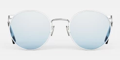 FlightSunglasses Pilot & Driver Randolph P3 White Gold Limited Edition Sunglasses- Blue Hydro & Polarized AGX