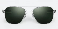 FlightSunglasses Randolph Aviator Sunglasses -Bright Chrome
