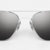 FlightSunglasses Randolph Aviator Sunglasses -Bright Chrome