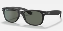 Non-Polarized Ray-Ban New Wayfarer Black Classic Sunglasses RB2132