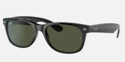 Non-Polarized Ray-Ban New Wayfarer Black Classic Sunglasses RB2132