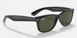 Non-Polarized Ray-Ban New Wayfarer Black Classic Sunglasses RB2132