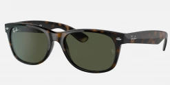 Non-Polarized Ray-Ban New Wayfarer Black Classic Sunglasses RB2132