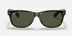 Non-Polarized Ray-Ban New Wayfarer Black Classic Sunglasses RB2132