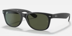 Non-Polarized Ray-Ban New Wayfarer Black Classic Sunglasses RB2132