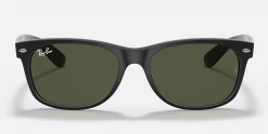 Non-Polarized Ray-Ban New Wayfarer Black Classic Sunglasses RB2132