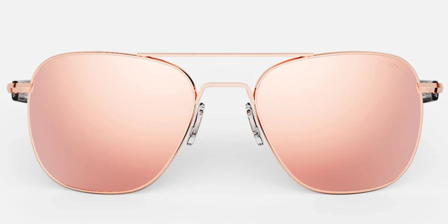 FlightSunglasses Randolph Aviator Sunglasses<span>- 22K Rose Gold Pilot & Driver 3 FlightSunglasses Randolph Aviator Sunglasses- 22K Rose Gold Pilot & Driver