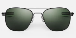 FlightSunglasses Randolph Aviator Sunglasses- Matte Black