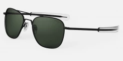 FlightSunglasses Randolph Aviator Sunglasses- Matte Black