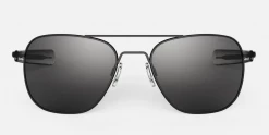 FlightSunglasses Randolph Aviator Sunglasses- Matte Black
