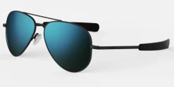 FlightSunglasses Randolph Concorde Sunglasses -Matte Black Pilot & Driver