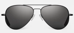 FlightSunglasses Randolph Concorde Sunglasses -Matte Black Pilot & Driver