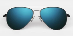 FlightSunglasses Randolph Concorde Progressive Prescription Sunglasses -Atlantic & Cobalt Blue
