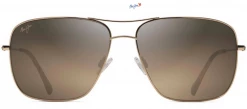 FlightSunglasses Maui Jim Cook Pines 774 Sunglasses- Gold With Polarized HCL Bronze Lens Classic Aviators