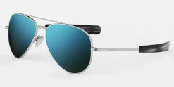 FlightSunglasses Randolph Concorde Single Vision Prescription Sunglasses -Cobalt & Atlantic Blue Popular