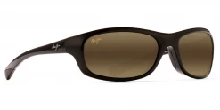 FlightSunglasses Sport Maui Jim Kipahulu 279 Sunglasses- Gloss Black With Polarized Neutral Grey Lens