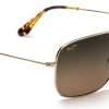 FlightSunglasses Maui Jim Cook Pines 774 Sunglasses- Gold With Polarized HCL Bronze Lens Classic Aviators
