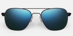 FlightSunglasses Wayfarer & Square Randolph Aviator Progressive Prescription Sunglasses -Atlantic & Cobalt Blue