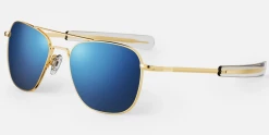 FlightSunglasses Wayfarer & Square Randolph Aviator Progressive Prescription Sunglasses -Atlantic & Cobalt Blue