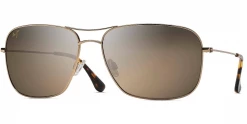 FlightSunglasses Maui Jim Breezeway 773 Sunglasses- Gold With Polarized HCL Bronze Lens Pilot & Driver