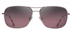 FlightSunglasses Classic Aviators Maui Jim Breezeway 773 Sunglasses- Rose Gold With Polarized Maui Rose Lens