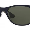 Ray-Ban New Wayfarer Bicolor Blue Sunglasses RB2132 - Green Classic G-15 Non-Polarized