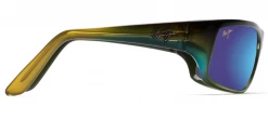 FlightSunglasses Sport Maui Jim Peahi 202 Sunglasses- Mahi Mahi With Polarized Blue Hawaii, Maui HT, HCL Bronze, Grey Lens