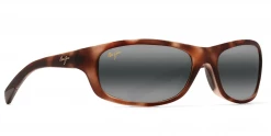 FlightSunglasses Sport Maui Jim Kipahulu 279 Sunglasses- Gloss Black With Polarized Neutral Grey Lens