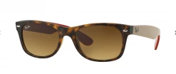 Non-Polarized Ray-Ban New Wayfarer Tortoise Sunglasses