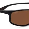 FlightSunglasses Serengeti Levanzo 8610 - Sanded Dark Root Beer, Polarized Drivers, Photochromic Lenses