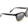 FlightSunglasses Maui Jim Starfish 744 Sunglasses- Black With Tortoise With Neutral Grey Lens