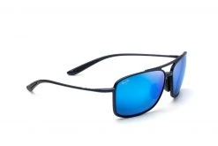 FlightSunglasses Maui Jim Kaupo Gap 437 Sunglasses- Matte Blue With Polarized Blue Hawaii Lens