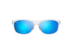 FlightSunglasses Maui Jim Tumbleland 770 Sunglasses- Matte Crystal With Polarized Blue Hawaii Lens