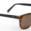 FlightSunglasses Maui Jim Tail Slide 740 Sunglasses- Matte Tortoise W/Black Temples With Polarized HCL Bronze Lens